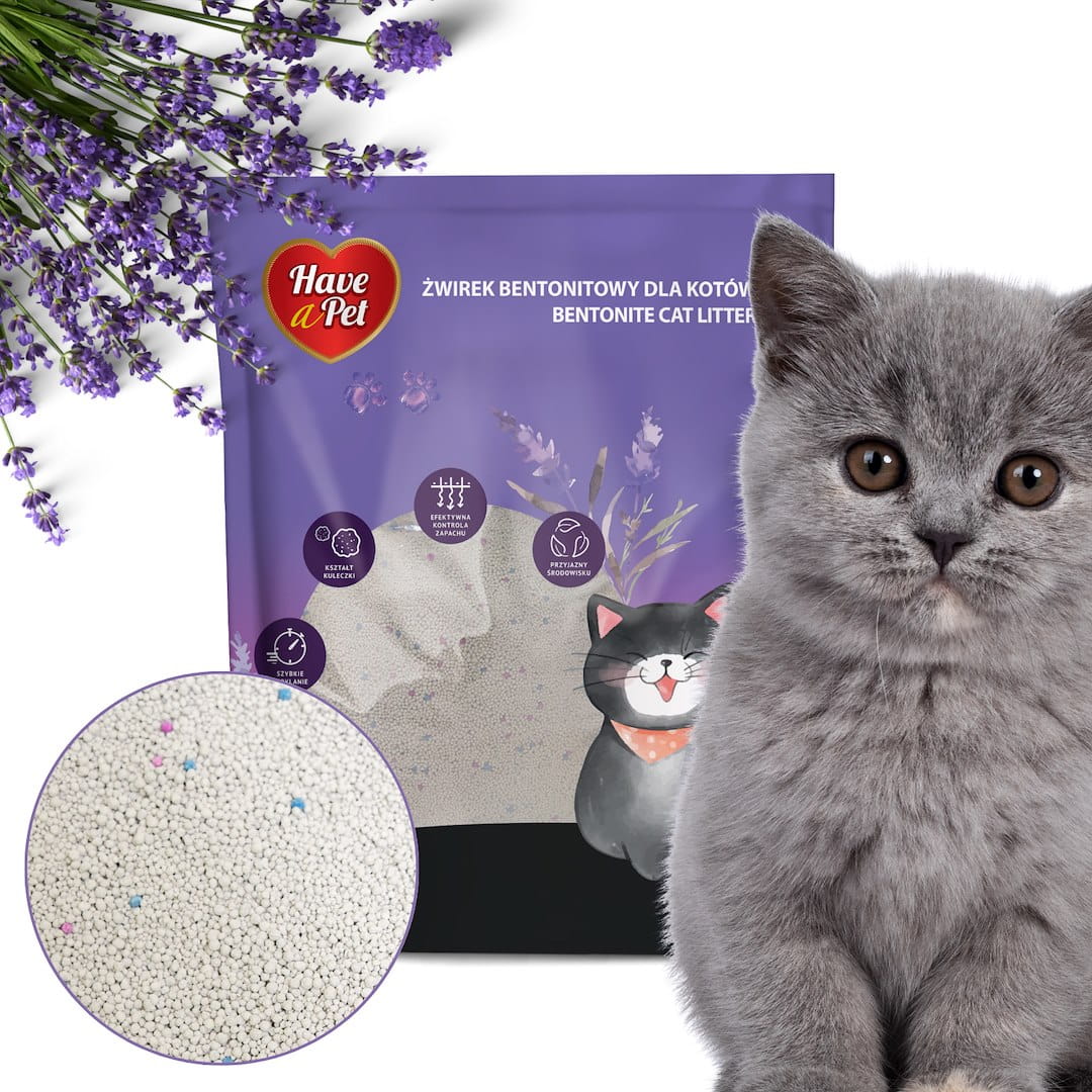 Żwirek Bentonitowy Lawendowy Have a Pet 5l